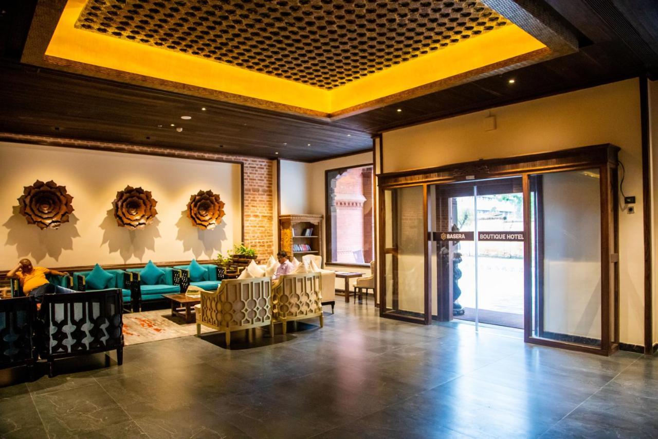 Basera Boutique Hotel Katmandú Exterior foto The lobby of the hotel